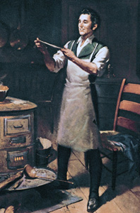 Charles Goodyear in lab