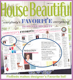 Barbara Barry's Favorite mattress is a FloBed!