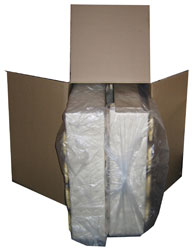 King and Queen Foundations ship via UPS and need just 8 wingnuts for assembly