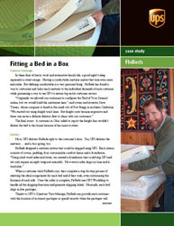 UPS was so impressed on how we can ship a bed in a box they wrote a case study