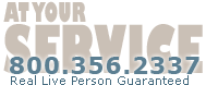 Call us, we're here to help! 1(800)356-2337