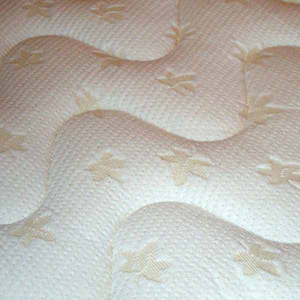 Latex Mattress Topped with Cotton and Wool Topper