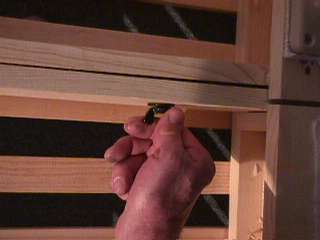 Built like a house Pine Foundation with Clear Fir Slats