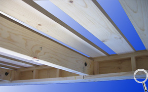 Solid Pine Frame with Pine Slats - FSC certified sustainably harvested pine
