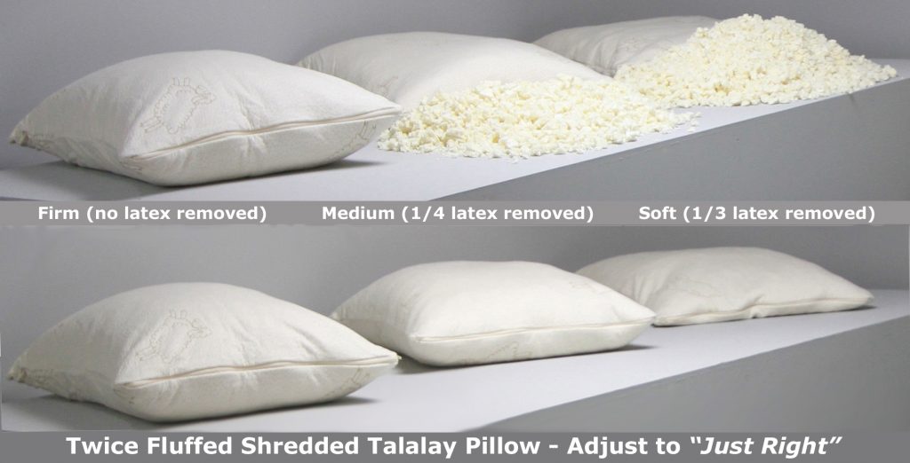 best shredded latex pillow