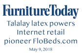 FurnitureToday Furniture Today honors FloBeds as Internet Mattress Pioneer