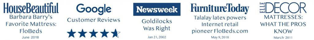 HouseBeautiful, Google, Newsweek, FurnitureToday, ElleDecor