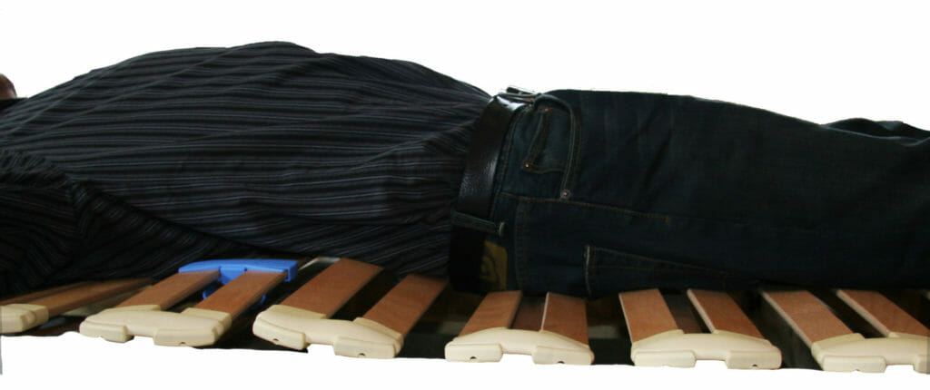 DeweyTheStick-maple Euro Slats contour to your body