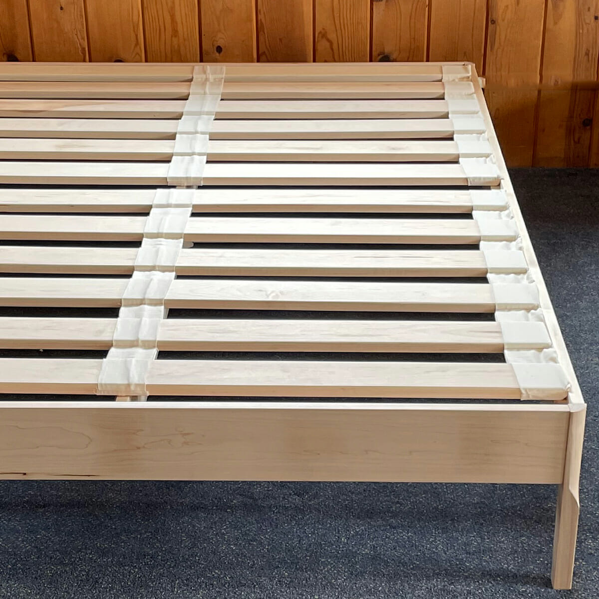 Extra Strong Solid Birch FSC Wood Mattress Foundation For Bed Frame Platform Bunk Bed Slats 4ft Small Double 121,5 cm No Frame Slatted Base Length 160 180 190 200 210 cm 300 kg 25 Slats 