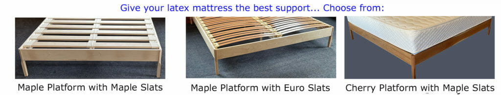 Custom FloBeds Slat Beds for any mattress